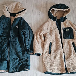 블랙야크 키즈 양면 뽀글이 점퍼 130