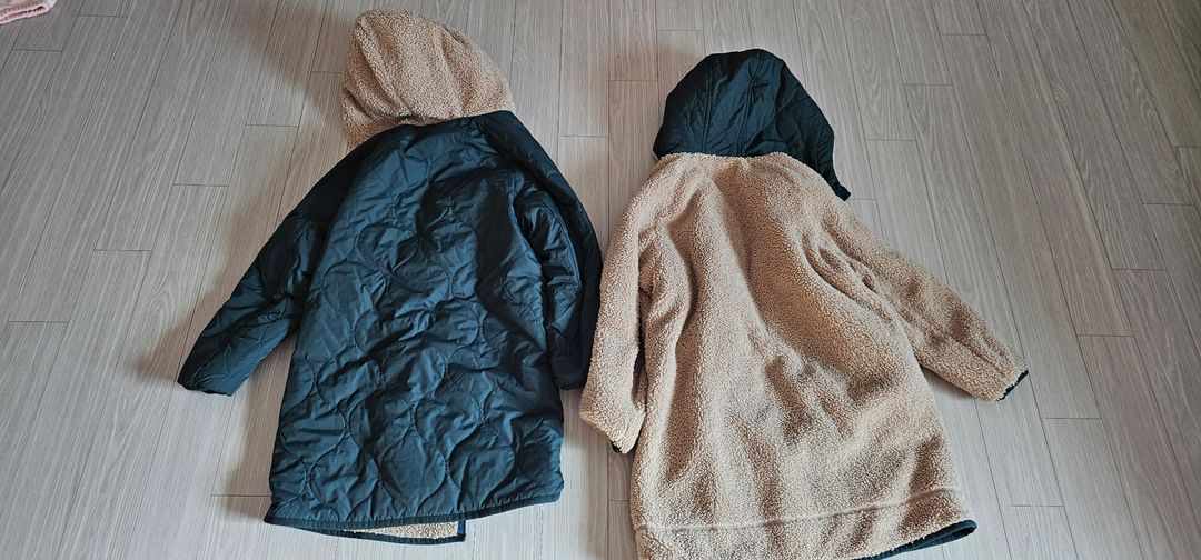 블랙야크 키즈 양면 뽀글이 점퍼 130--2