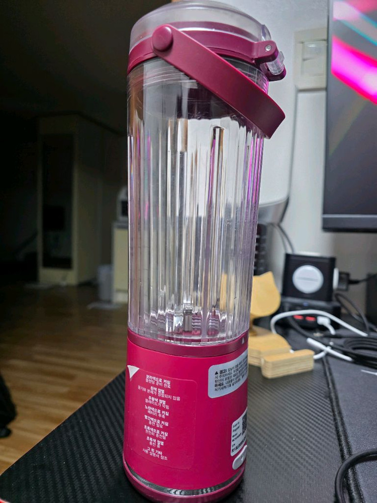 닌자 블라스트 휴대용 무선 블렌더 레드 BC151KR--1