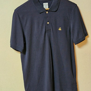 브룩스브라더스 수피마 피케 카라 네이비