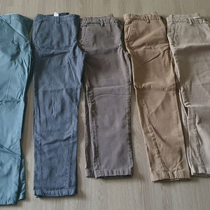 남성 팬츠 5벌 32사이즈 일괄판매