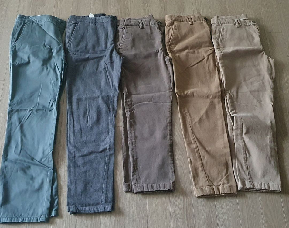 남성 팬츠 5벌 32사이즈 일괄판매--3