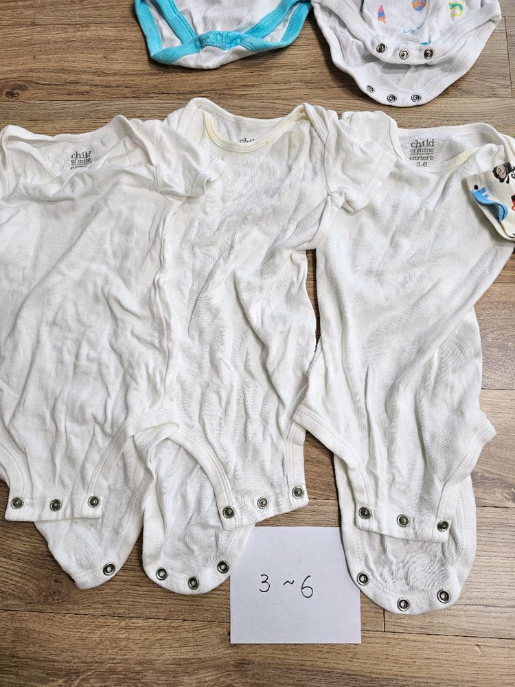 신생아 바디수트0~3. 신생아 바디수트 3~6.우주복0~6--4