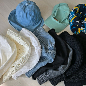 일괄)여성 모자 13개/버킷햇/벙거지/칼하트/노스페이스/