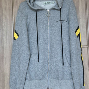 오프화이트 후드집업(공용가능)L