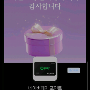 네이버페이 포인트 1만원권