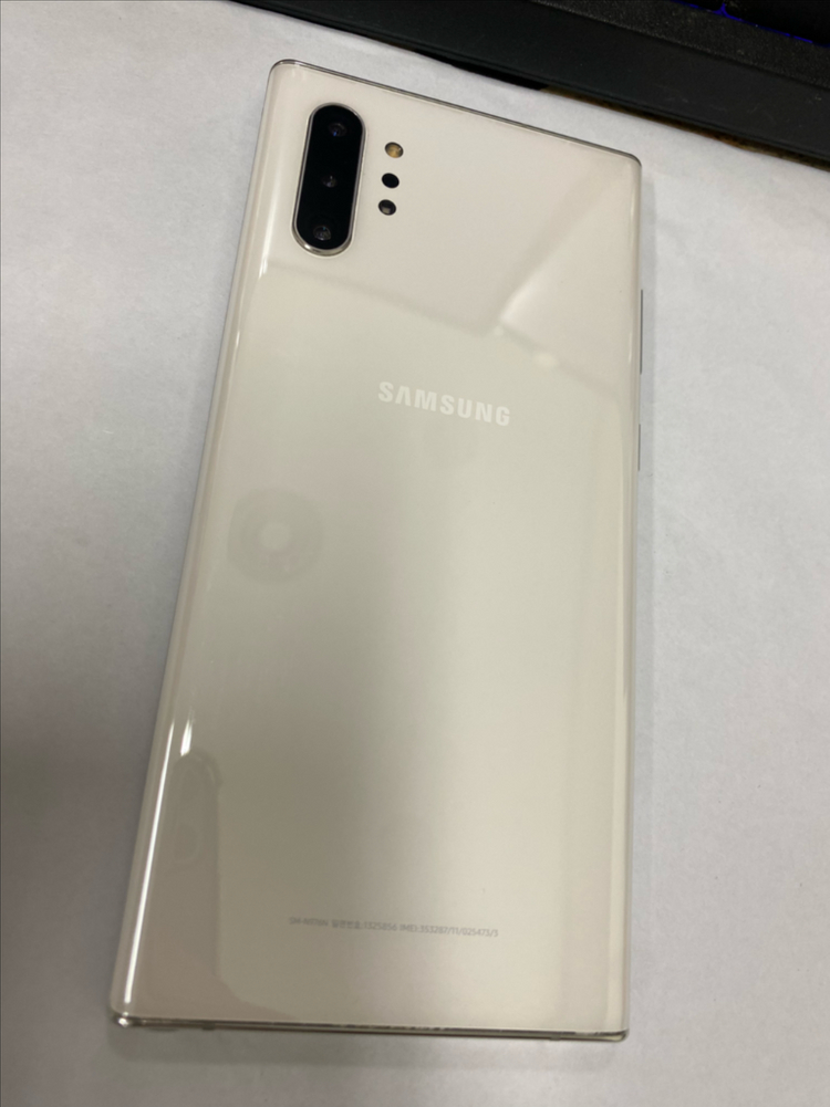 .갤럭시노트10플러스 화이트 SSS급 256G 무잔상 이미지