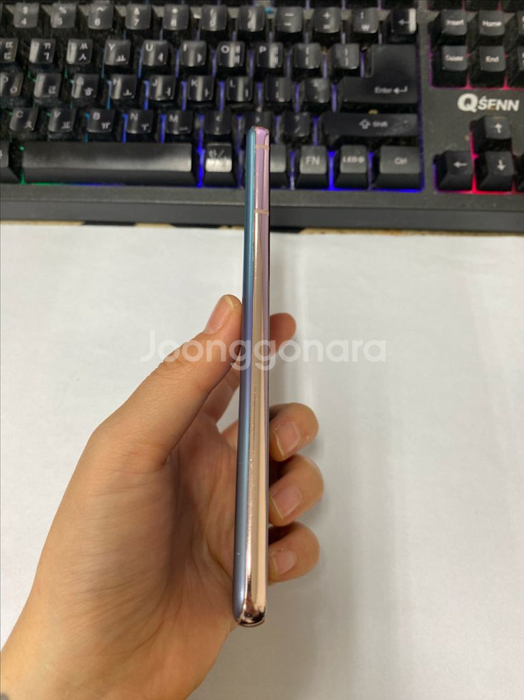 갤럭시S21 퍼플 외관깨끗 256GB 잔상폰 업무폰 배달폰--5