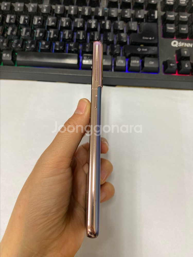 갤럭시S21 퍼플 외관깨끗 256GB 잔상폰 업무폰 배달폰--6