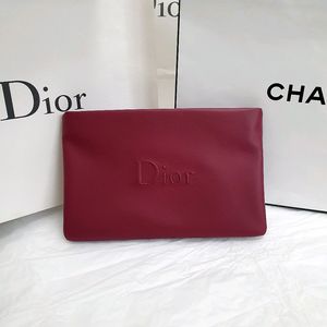 디올 버건디 클러치 파우치 와인색