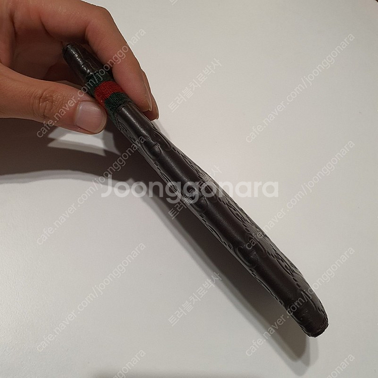 정품 구찌 삼선 시마 장지갑--5