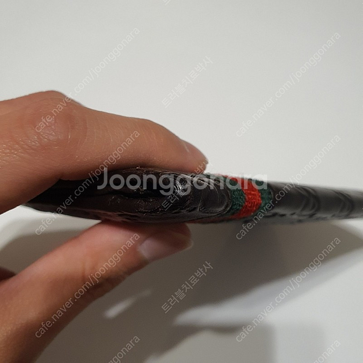 정품 구찌 삼선 시마 장지갑--9