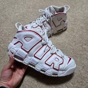 (270) 나이키 에어 모어 업템포 바시티레드