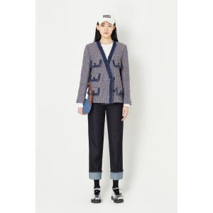 럭키슈에뜨 턴업 데님 팬츠--1