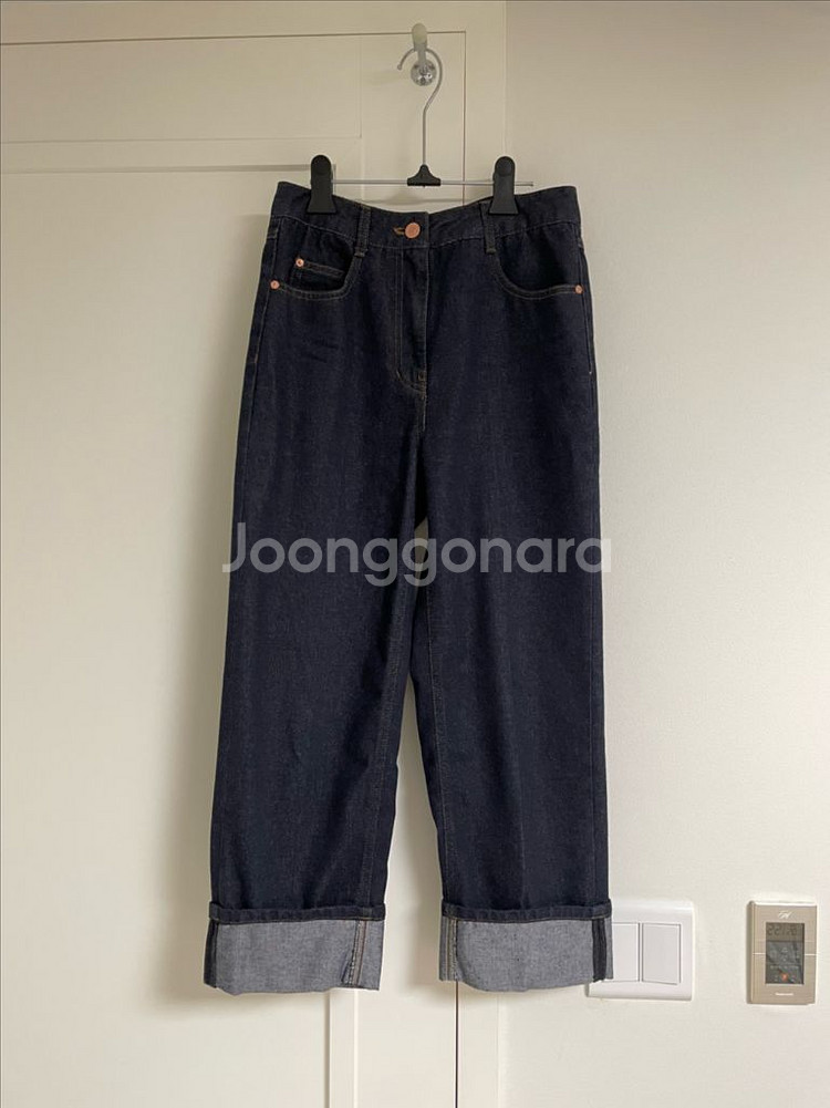 럭키슈에뜨 턴업 데님 팬츠--2