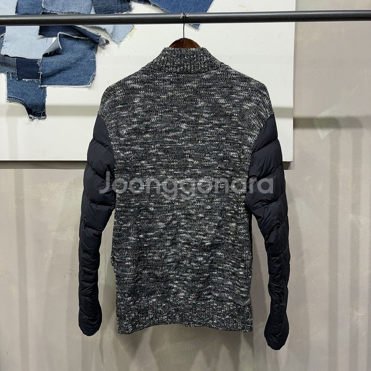 (105) 블랙야크 등산 아웃도어 구스다운 거위털 니트 경량패딩--3