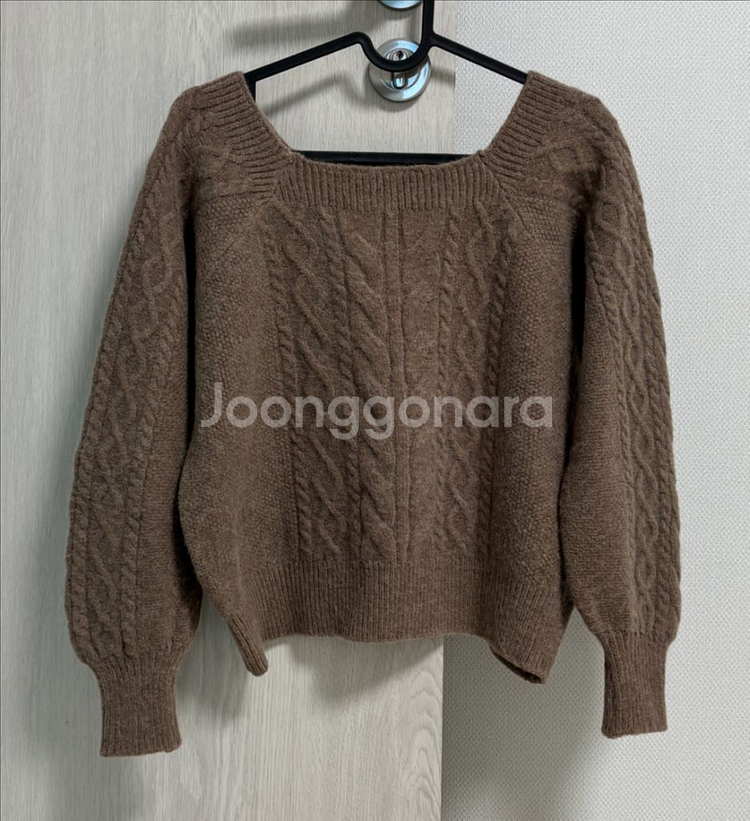 여성 스퀘어 니트--0