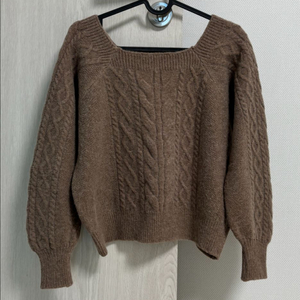 여성 스퀘어 니트