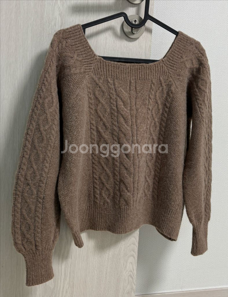 여성 스퀘어 니트--1