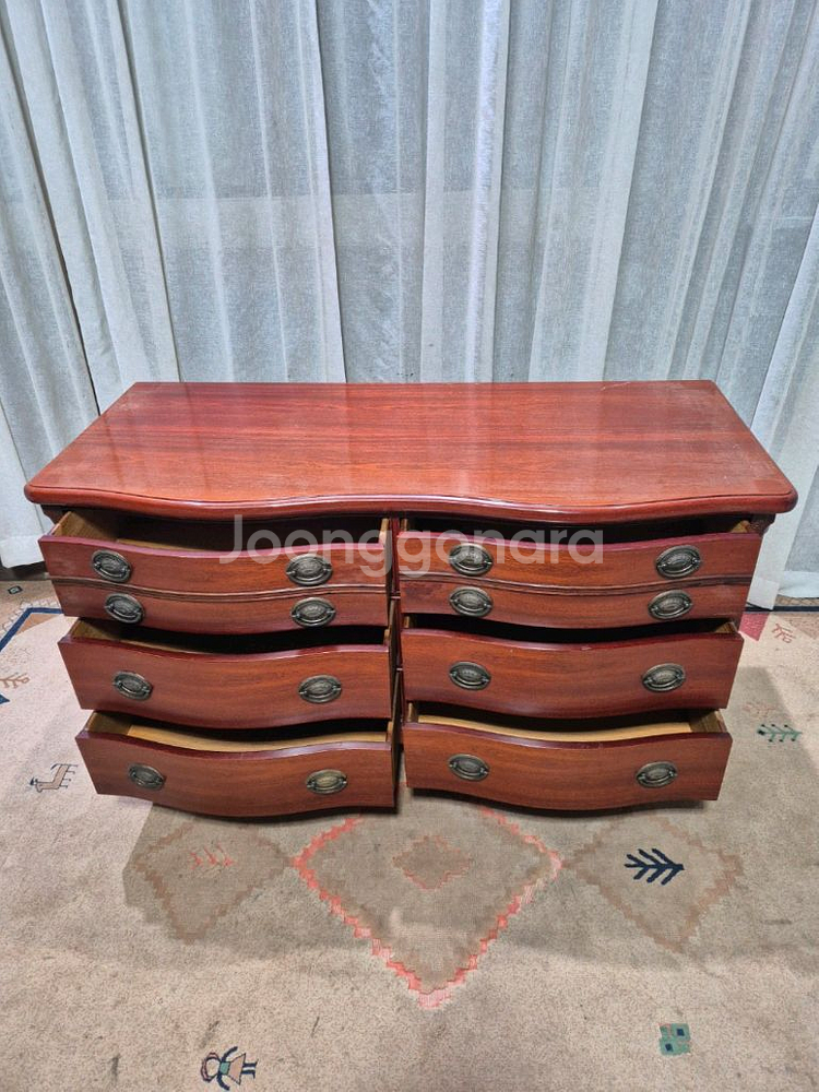 USA 엔틱 6D 와이드 서랍장--3