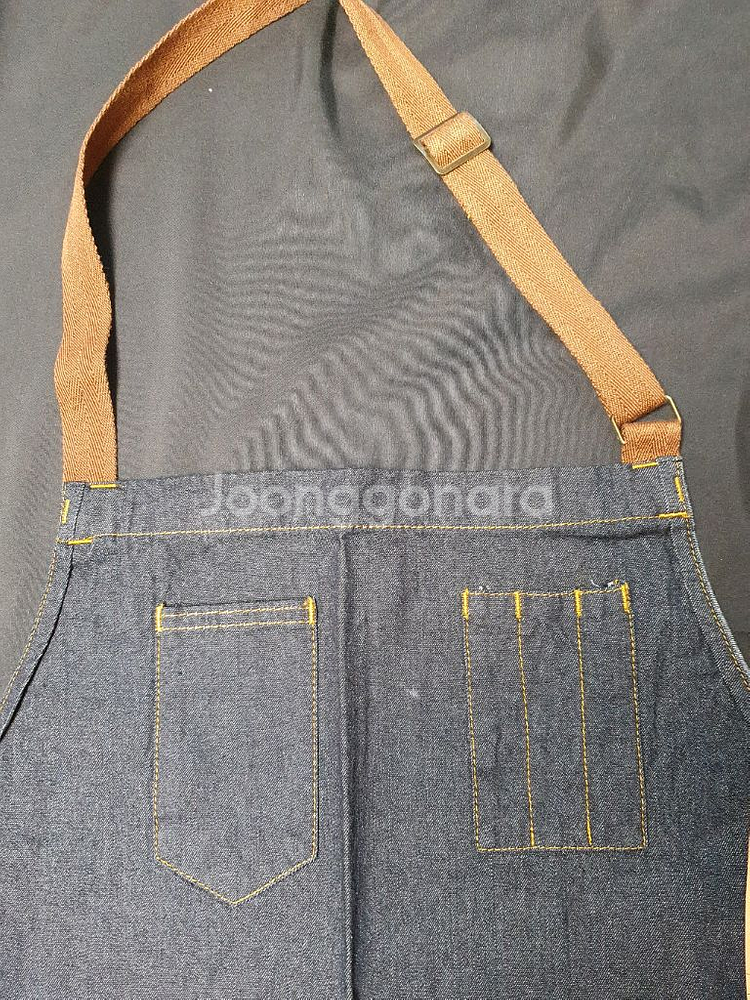 쉐프웍스 Chef Works 멤피스 빕 데님 앞치마 새상품--3