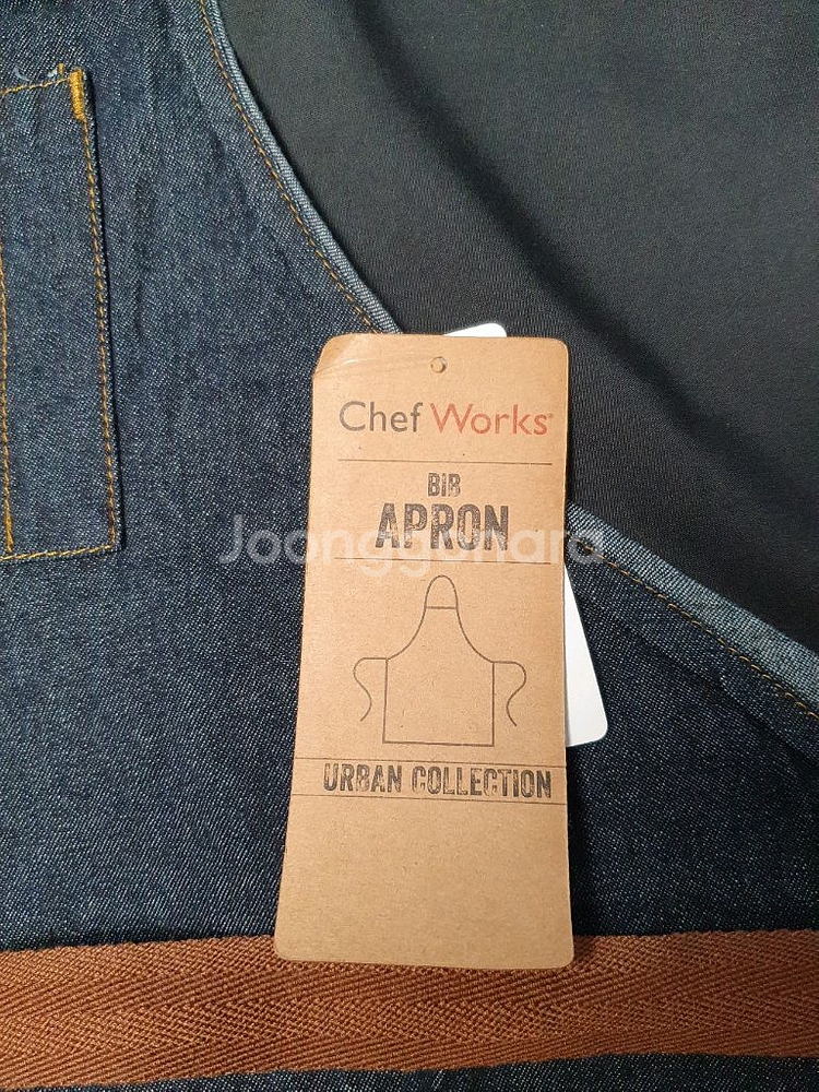 쉐프웍스 Chef Works 멤피스 빕 데님 앞치마 새상품--4