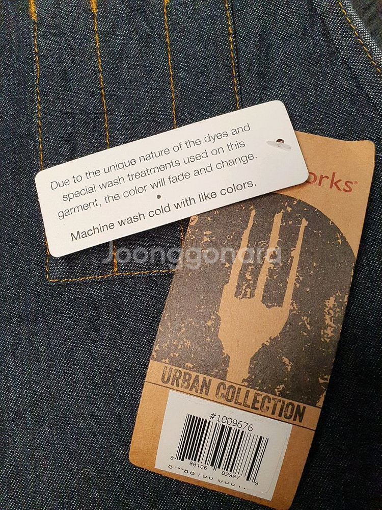 쉐프웍스 Chef Works 멤피스 빕 데님 앞치마 새상품--5