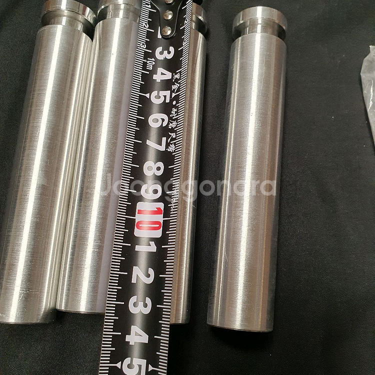 스테인리스 벽옷걸이 벽면 후크 원형기둥 피스고정형 4개 일괄--3