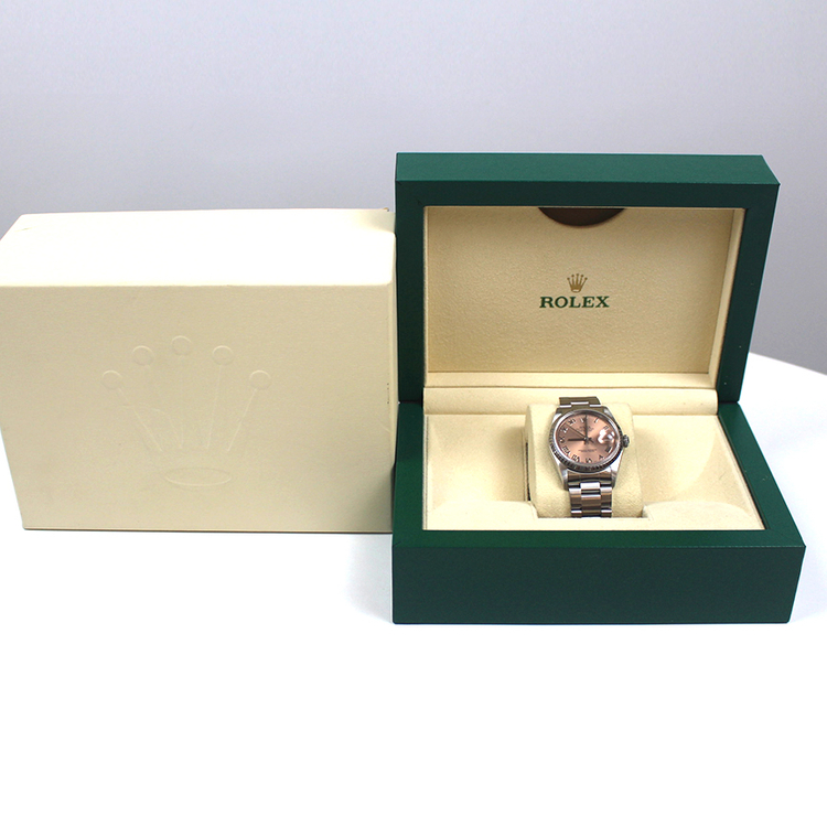 [중고명품다올] 롤렉스 데이저스트 36 스틸 시계 로만 엔진턴 베젤 핑크판 16220--1