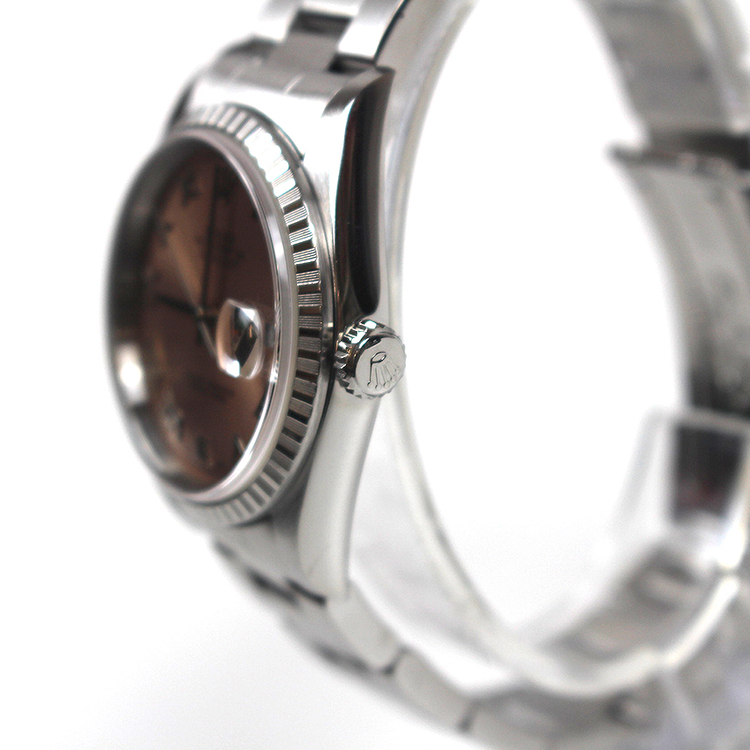 [중고명품다올] 롤렉스 데이저스트 36 스틸 시계 로만 엔진턴 베젤 핑크판 16220--4