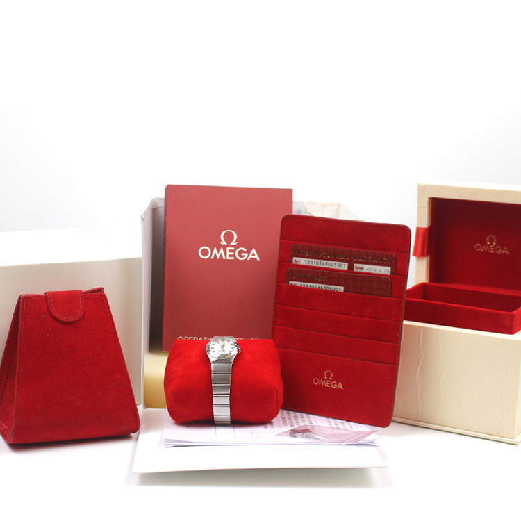 [중고명품다올] 오메가 컨스틸레이션 자개판 여성 쿼츠 시계 24mm 123.102.460.050.01 이미지