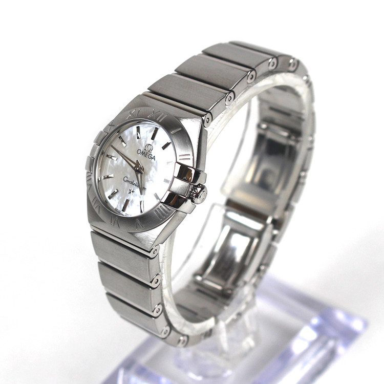 [중고명품다올] 오메가 컨스틸레이션 자개판 여성 쿼츠 시계 24mm 123.102.460.050.01 이미지