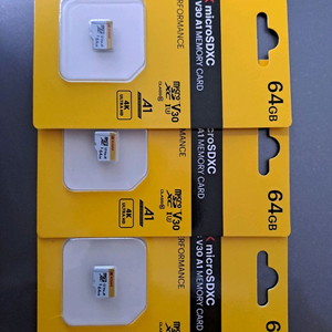 코닥 MicroSDXC 64GB 새상품 3개