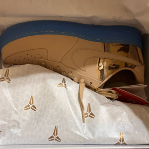 나이키 코비 에어포스1 리넨 유니버시티 블루 300mm