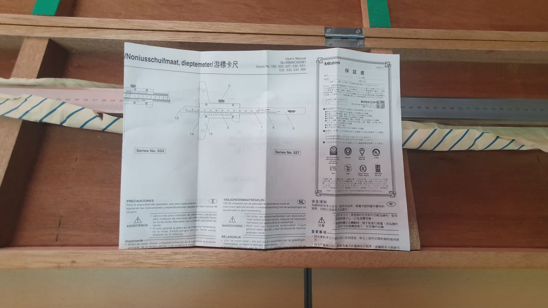 미쓰토요 1000mm 버니어캘리퍼스 판매 . 상태좋음(가격 내림) 이미지