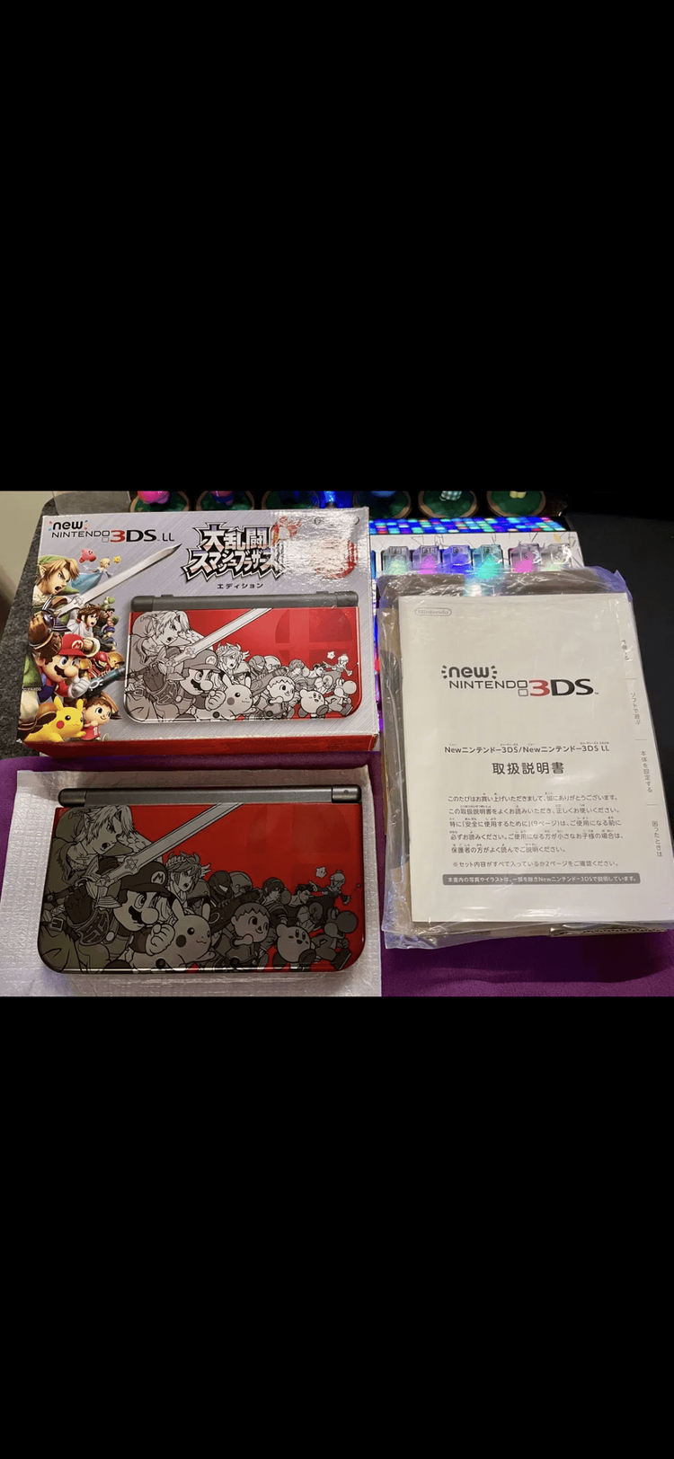 닌텐도 정품 대난투 new3dsll 한정판 ips 이미지