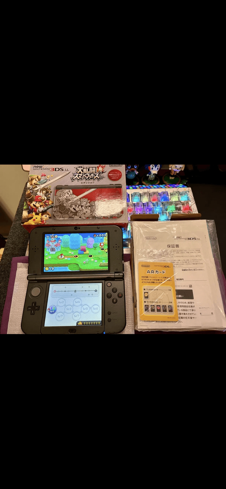 닌텐도 정품 대난투 new3dsll 한정판 ips 이미지