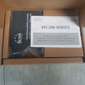 soltech SFP광컨버터 팝니다.shc-200 2개 있어요.