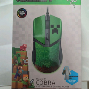 (새제품)레이저 코브라 마인크래프트 에디션 게이밍 마우스