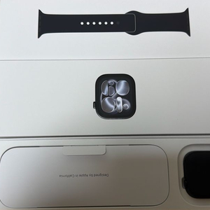 애플워치11 셀룰러 AL 42mm 블랙 스포츠밴드L