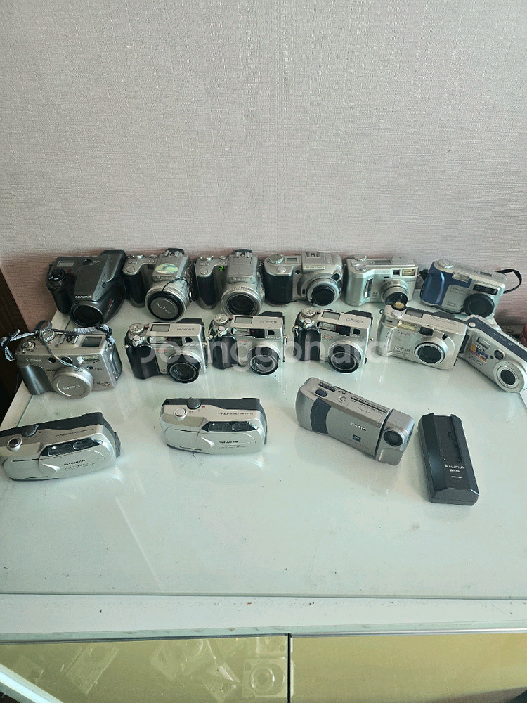 빈티지 소품 부품용 디지털카메라39대일괄 판매--0