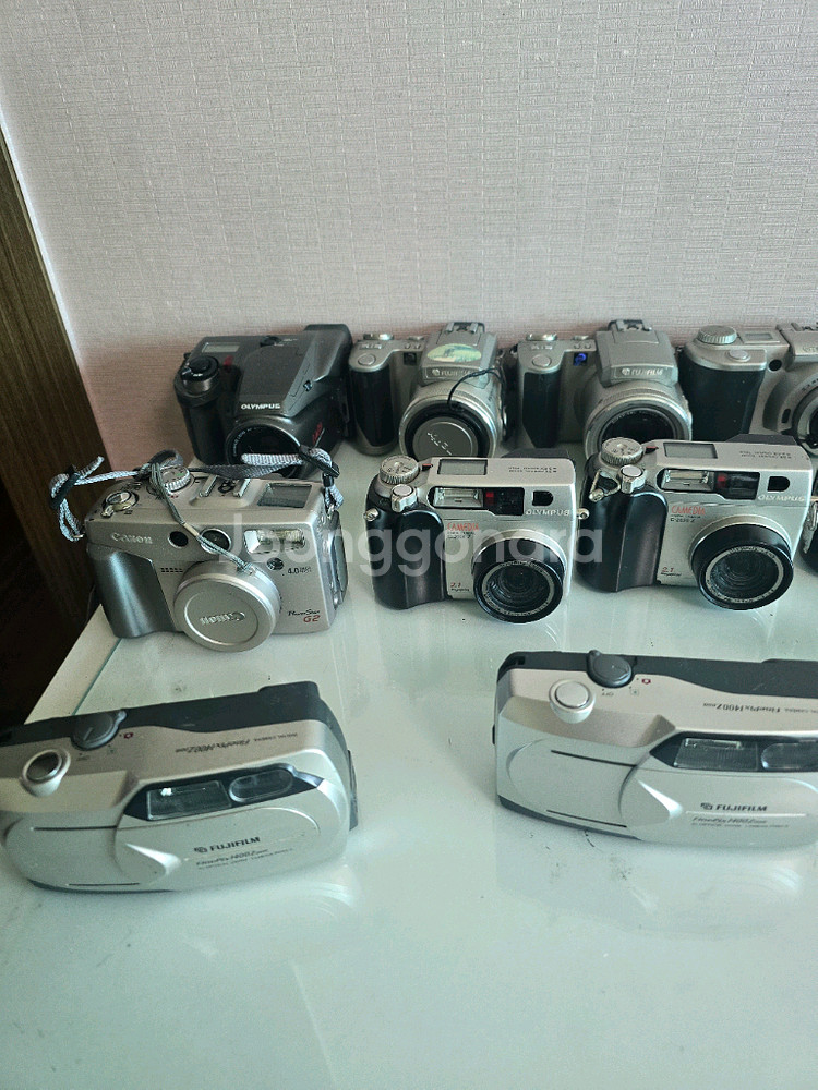 빈티지 소품 부품용 디지털카메라39대일괄 판매--2