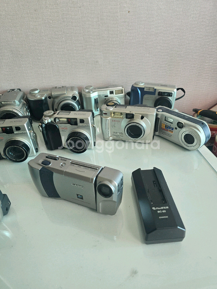 빈티지 소품 부품용 디지털카메라39대일괄 판매--3