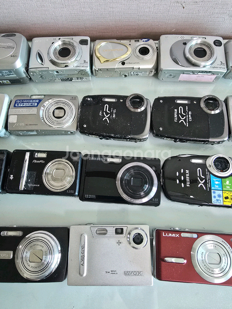 빈티지 소품 부품용 디지털카메라39대일괄 판매--5