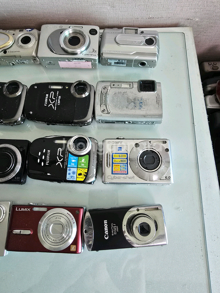 빈티지 소품 부품용 디지털카메라39대일괄 판매--6