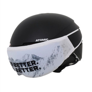 아토믹 아동용 스키／보드 고글 일체형 헬멧 블랙 S 이미지