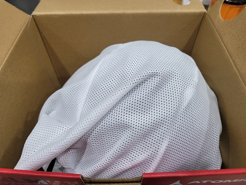 아토믹 아동용 스키/보드 고글 일체형 헬멧 블랙 S 이미지