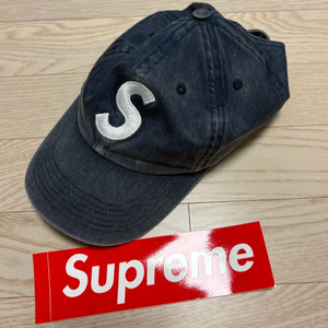 슈프림 S 로고 데님 볼캡