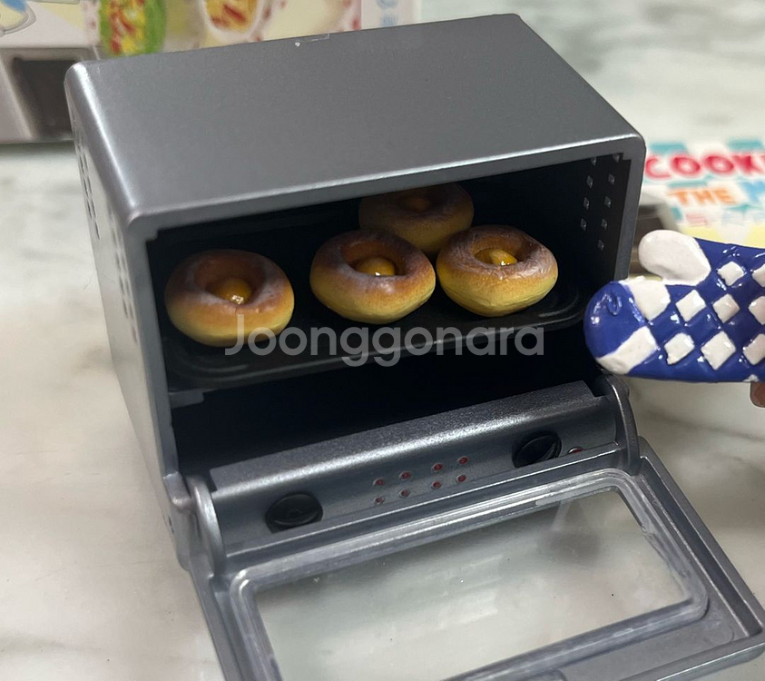 개봉 오카라 쿠킹 마스터 오븐 리멘트 식완 미니어처--4