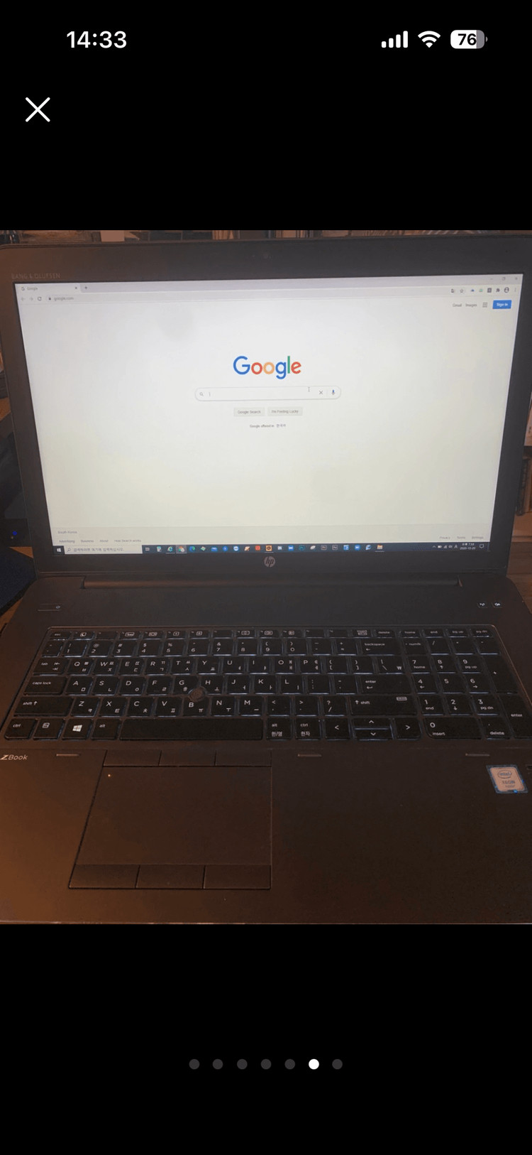 HP ZBook 17 G4 노트북 32G 램, nvidia quadro p3000--5